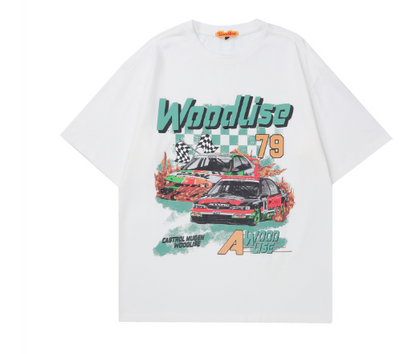 Vintage Racing Cars Graphic T Shirts