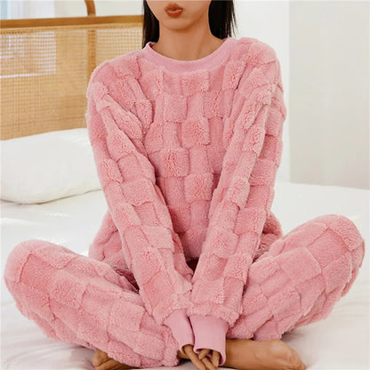 Women's Winter Fleece Pajama Set