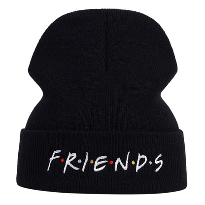 FRIENDS embroidery hat winter autumn