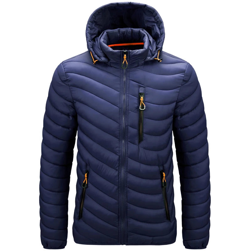 Men's Classic Hooded Warm Parkas Jacket