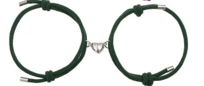 Couple Magnet Hand Woven Rope Bracelets